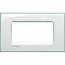 Bticino LivingLight Frame Italian standart Aquamarine 4- gang
