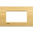 Bticino LivingLight Frame Italian standart Bamboo 4- gang