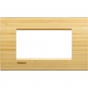 Bticino LivingLight Frame Italian standart Bamboo 4- gang