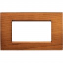 Bticino LivingLight Frame Italian standart Cherrywood 4- gang