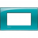 Bticino LivingLight Frame Italian standart Green 4- gang