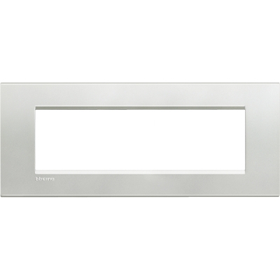 Bticino LivingLight Rāmis Itāļu standarts Silver 7- vietīgs