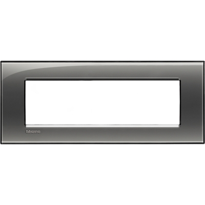 Bticino LivingLight Frame Italian standart London fog 7- gang