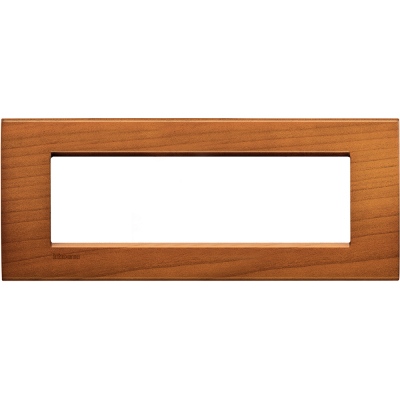 Bticino LivingLight Frame Italian standart Cherrywood 7- gang
