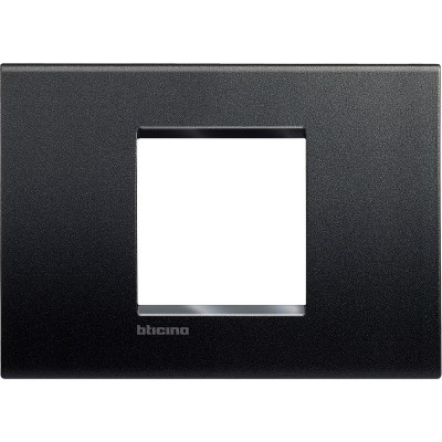 Bticino LivingLight Frame Italian standart Anthracite 2- gang - wide