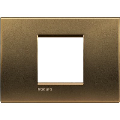Bticino LivingLight Frame Italian standart Bronze 2- gang - wide