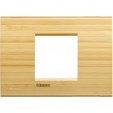 Bticino LivingLight Frame Italian standart Bamboo 2- gang - wide
