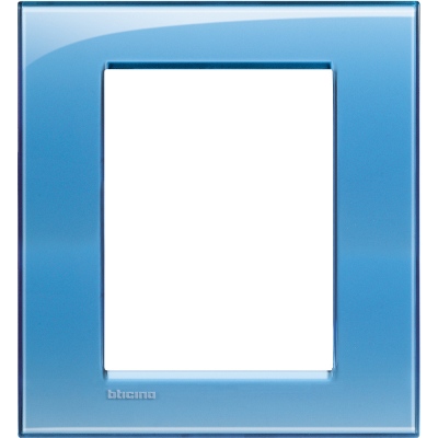 Bticino LivingLight Frame Italian standart Blue 3+3 - gang