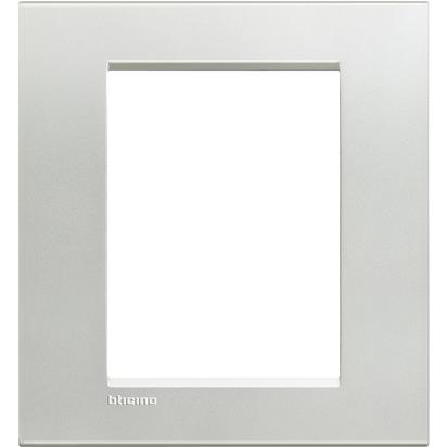 Bticino LivingLight Frame Italian standart Silver 3+3 - gang