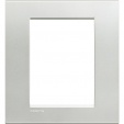 Bticino LivingLight Rāmis Itāļu standarts Silver 3 + 3- vietīgs
