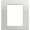 Bticino LivingLight Рамка Итальянский стандарт Silver 3 + 3- местная