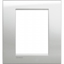 Bticino LivingLight Рамка Итальянский стандарт Moonlight Silve 3 + 3- местная