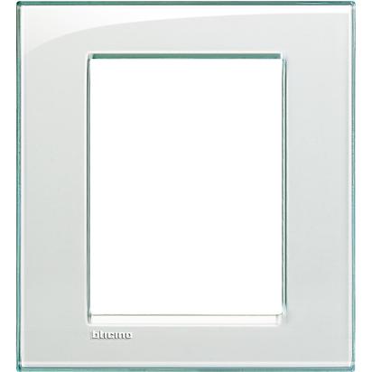 Bticino LivingLight Рамка Итальянский стандарт Aquamarine 3 + 3- местная