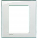 Bticino LivingLight Рамка Итальянский стандарт Aquamarine 3 + 3- местная