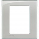 Bticino LivingLight Рамка Итальянский стандарт Cold grey 3 + 3- местная