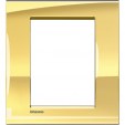 Bticino LivingLight Rāmis Itāļu standarts Ice gold 3 + 3- vietīgs