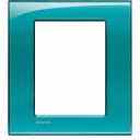 Bticino LivingLight Рамка Итальянский стандарт Green 3 + 3- местная