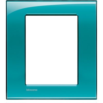 Bticino LivingLight Рамка Итальянский стандарт Green 3 + 3- местная