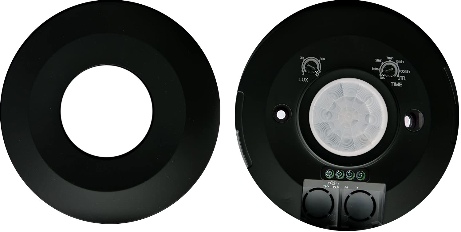 ALIO MS-360-08EB Motion detector, surface mounted, 360 degree, 8m diameter, IP20, 2000W