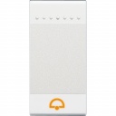 Bticino Living Light balts Taustiņš (zvans) 1 modulis