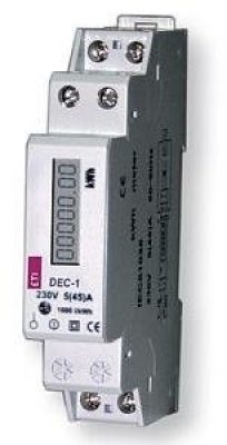 DEC-1 elektriskas energijas skaitītājs 1x45A, 1 modulis