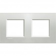 Bticino LivingLight Frame Silver 2- gang