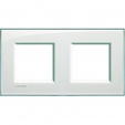 Bticino LivingLight Rāmis Aquamarine 2- vietīga