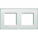 Bticino LivingLight Rāmis Aquamarine 2- vietīga