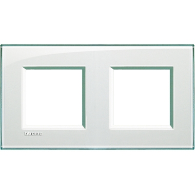 Bticino LivingLight Frame Aquamarine 2- gang