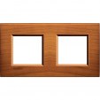 Bticino LivingLight Frame Cherrywood 2- gang