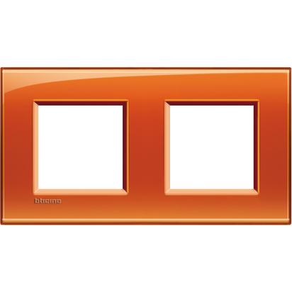 Bticino LivingLight Frame Orange 2- gang