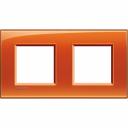 Bticino LivingLight Rāmis Orange 2- vietīga