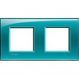 Bticino LivingLight Frame Green 2- gang