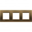 Bticino LivingLight Frame Bronze 3- gang