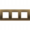Bticino LivingLight Rāmis Bronze 3- vietīga