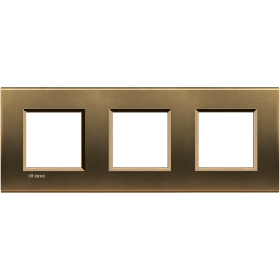 Bticino LivingLight Rāmis Bronze 3- vietīga