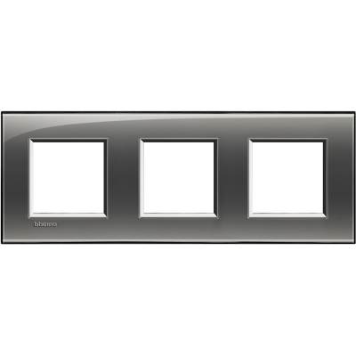 Bticino LivingLight Frame London fog 3- gang