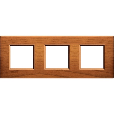 Bticino LivingLight Frame Cherrywood 3- gang
