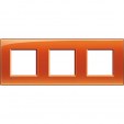 Bticino LivingLight Frame Orange 3- gang