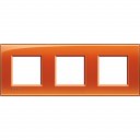 Bticino LivingLight Frame Orange 3- gang