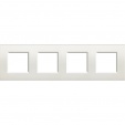 Bticino LivingLight Rāmis Balts 4- vietīga