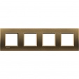 Bticino LivingLight Frame Bronze 4- gang
