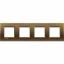 Bticino LivingLight Rāmis Bronze 4- vietīga