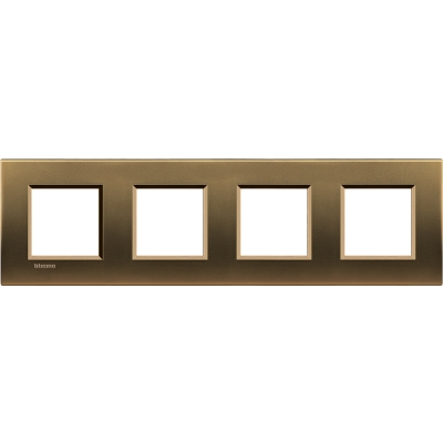 Bticino LivingLight Rāmis Bronze 4- vietīga