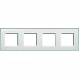 Bticino LivingLight Rāmis Aquamarine 4- vietīga
