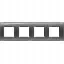 Bticino LivingLight Frame London fog 4- gang