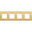 Bticino LivingLight Rāmis Bamboo 4- vietīga