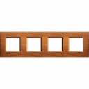 Bticino LivingLight Rāmis Cherrywood 4- vietīga