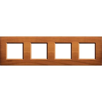 Bticino LivingLight Frame Cherrywood 4- gang