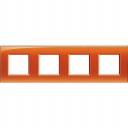 Bticino LivingLight Frame Orange 4- gang